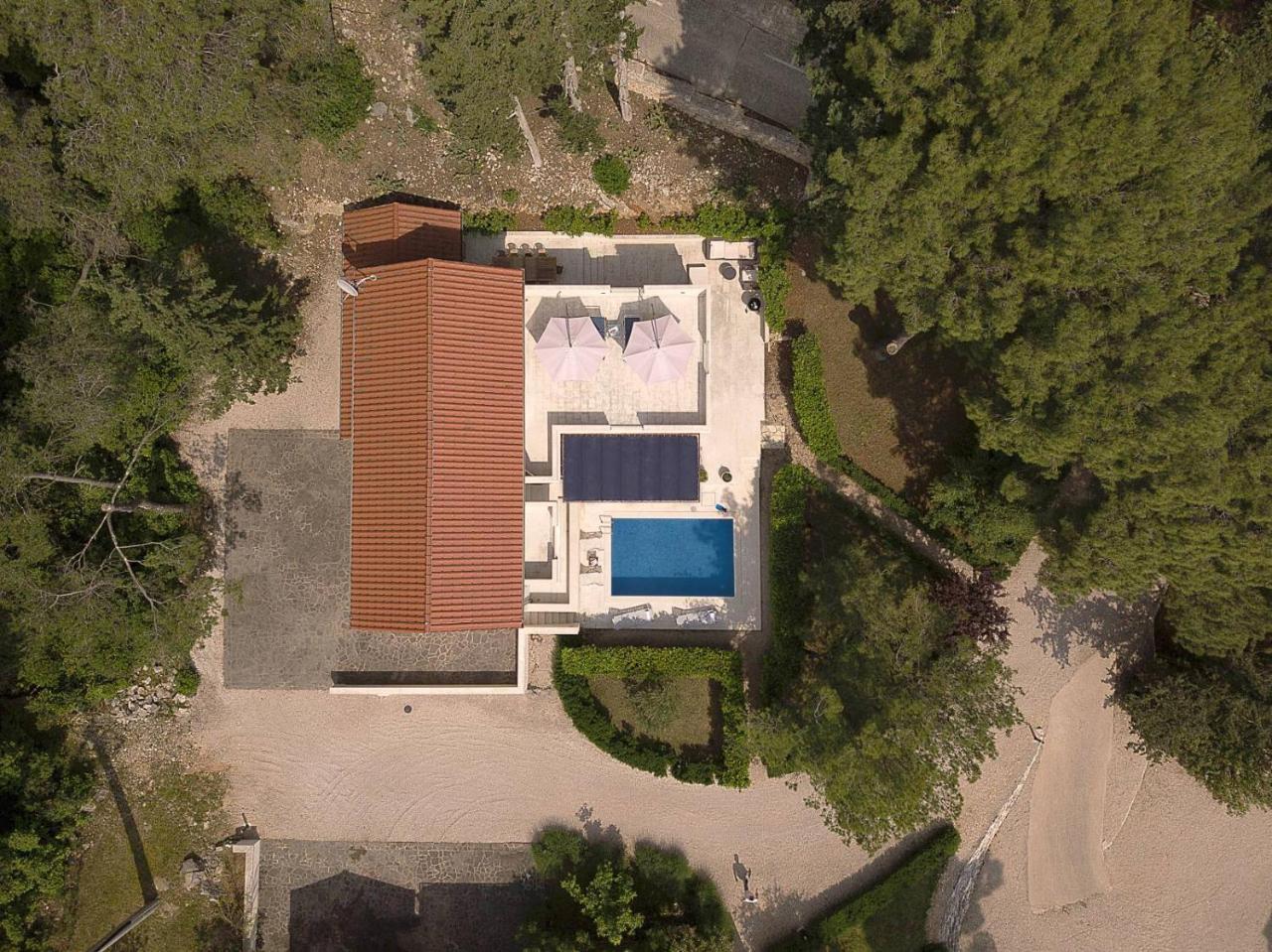 Private Luxury Villa Bianco On Solta For Up To 10 Persons, Heated Pool, Free Parking, Very Close To The Beach! Free Kajak & Mountainbikes, Great Living Area & Privacy! Rogač Eksteriør bilde